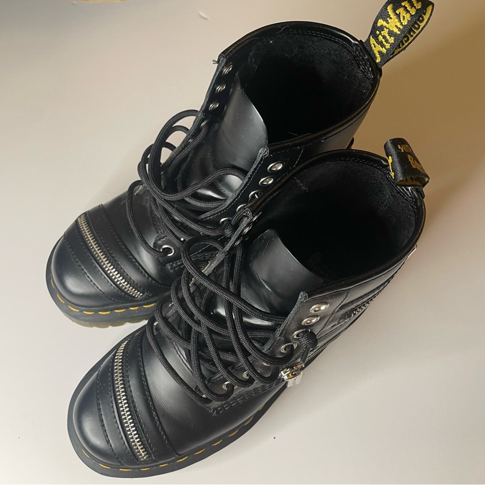 Dr. Martens Black Leather Boots